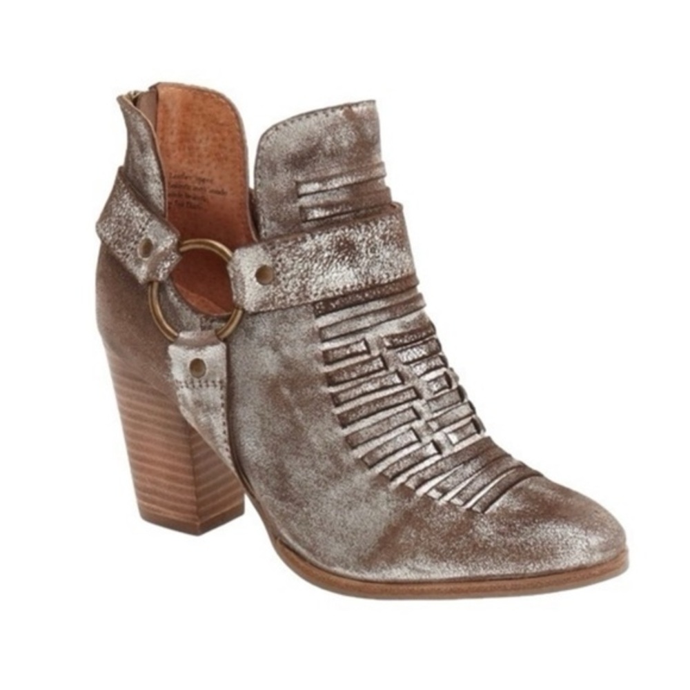 Seychelles Impossible Metallic Pewter Booties